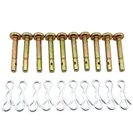 Caalii 738-04124A Shear Pins and 714-04040 Cotter Pins for Troy Bilt Snowblower, Compatible with MTD Craftsman Snowblowers, Replacement .25" x 1.5" 738-04124, for Cub Cadet 828WE