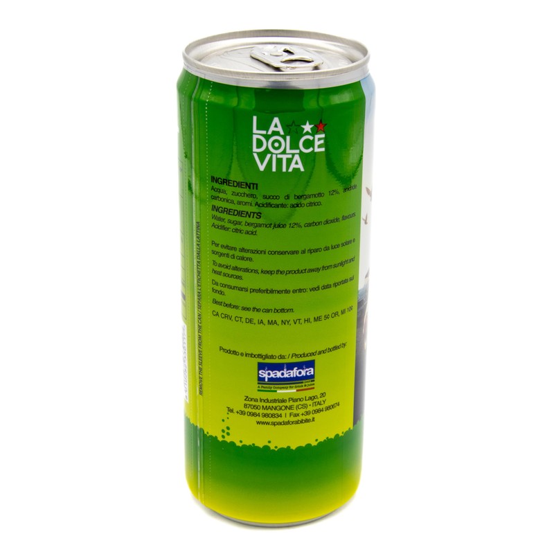 La Dolce Vita Bergamotto, Real Sugar, Pack of 4, Imported