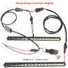 Somaer 2-in-1 Wireless Remote Control and Wiring Harness Kit for