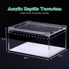 Apatal Reptile Terrarium Enclosure 8"x6"x4" Acrylic Tarantula Breeding Box Magnetic