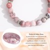 TERRISHE Mother's Day Gift Mum Bracelet Natural Stones Bead Bracelet