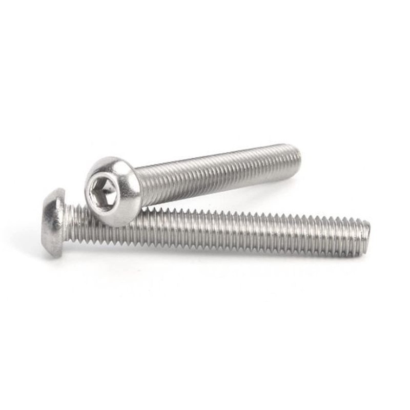 M6-1.0 x 100mm Button Head Socket Cap Screws, Stainless Steel
