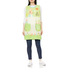 Marushin 5705000300 Apron, Peter Rabbit Adult Garden Check, 33.1 x 24.2 inches (84 x 61.5 cm), Thin, Nursery School, Kindergarten