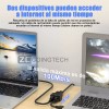 Zcgoingtech Adaptador Ethernet,divisor De Red Rj45 Puerto 1 Dividido 2
