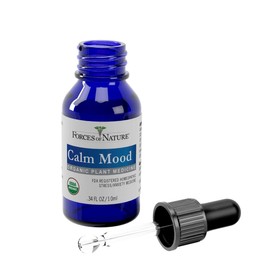 Forces of Nature Organic Calm Mood, All Natural, Non GMO, Non Toxic, 10 ML (Pack of 1)