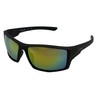Timberland Sunglass Mens Matte Black Rectangle Plastic Mirror Lens TB7290