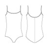 Bloch Dance Girls Parem Microlux Camisole Leotard, Sunshine, 6X-7