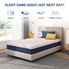 Gelsea 6 Inch Twin Gel Cooling Memory Foam Mattress, Pressure
