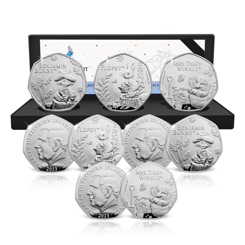 The Koin Club Beatrix Potter Silver Coin Box Set 3