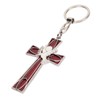 Cross Keychain Peace Bird Vibrant Colors Strong Alloy Skin Friendly