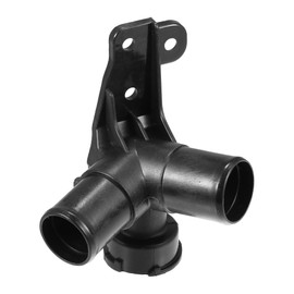 X AUTOHAUX Engine Radiator Coolant Filler Neck Compatible for Hyundai Accent 2012-2017, Durable Plastic Black Inner