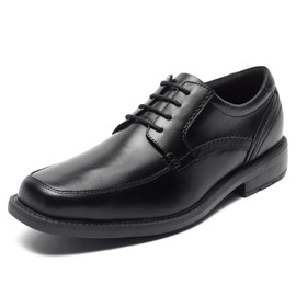 Rockport Men's Style Leader 2 Apron Toe Black Waxed Calf 7.5 M (D)-7.5 M