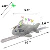 Cute Sharks Wrist Pin Cushion for Sewing with Magnetic, Snap