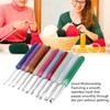 11PCS Set Knitting Crochet Hook Ergonomic Aluminum Crochet Hooks Set