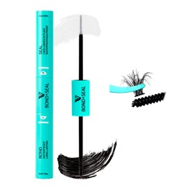 VAVALASH Bond and Seal 2 in 1 Long Lasting Cluster Lash Glue for Eyelash Extensions, Waterproof Adhesive and Sealant DIY Lash Extension Glue - BLACK