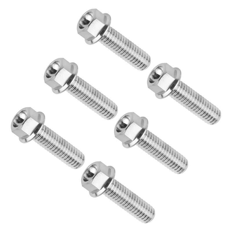 Ruifu M6 Motorcycle Small Head Flange Hex Bolts 15 20