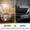 Front Windshield Sunshade for Toyota FJ Cruiser 2007-2021 Windshield Sun
