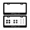 2Pcs Mountains Waves License Plate Frame Mountain Ocean Wave License
