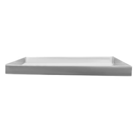 Washer Machine Drain Pan, 30 x 30 x 1.5 Inch Drip Tray Catch, 304 Stainless Steel Heavy Duty Washing Machine with Holes Pan for Washers, Dryers, Dishwashers, Refrigerators (32"x30"x2.5")