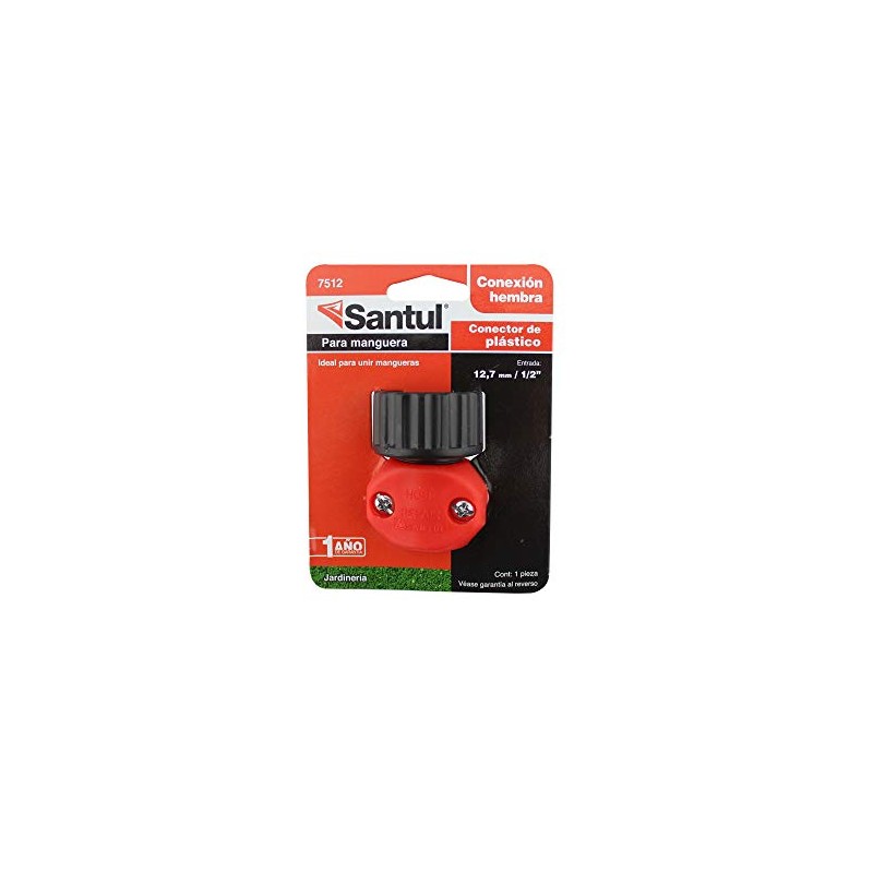 SANTUL, Conector Hembra de Plástico, Fabricado en Polipropileno de Alto