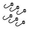 Zerniple Stainless Steel Hook Towel Hanger Black Hook Kitchen Utensil