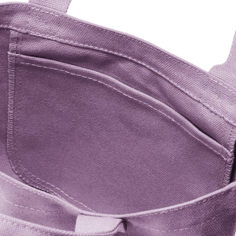 Milkfed 103201053015 Bar and Under Logo Lunch Tote, light purple