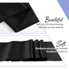YMHPRIDE 10 Pack Black Table Runner Satin Table Runner, 12x72