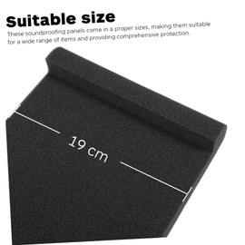 WHAMVOX Acoustic Foam Speaker Isolation Pads Pieces Sound Proofing Panels Vibration Pads for Home Recording