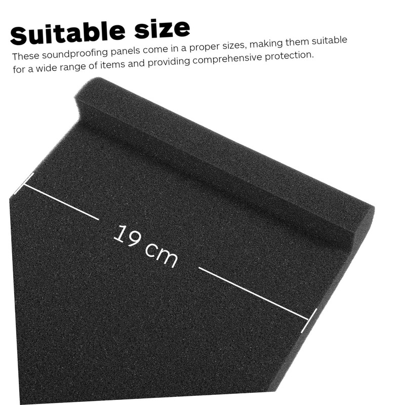 WHAMVOX Acoustic Foam Speaker Isolation Pads Pieces Sound Proofing Panels