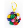 Baker Ross ET306 Multicoloured Glitter Poms Value Pack — Ideal