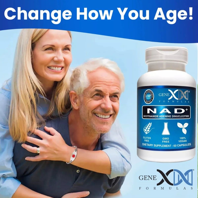 Genex Formulas Nad+ 250mg Antienvejecimiento Gmp 60 Capsulas