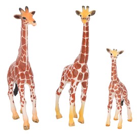 Giraffes Family Animal Figurines Wildlife Models Decoration Children Educational ToyGiraffes Family Set