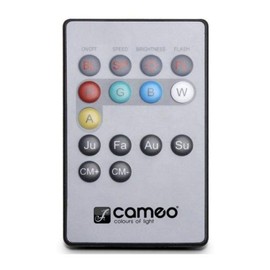 Cameo Light CLPFLAT1REMOTE Infrared Remote Control for 'Flat PAR CAN' Lighting