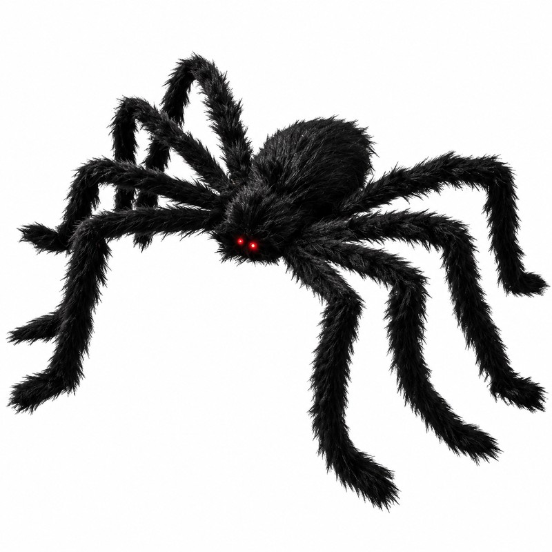 Giant Halloween Spider Decoration, Bendable Legs, Indoor Outdoor Yard Porch