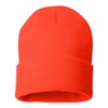 Sportsman Solid 12" Cuffed Beanie One Size Blaze Orange