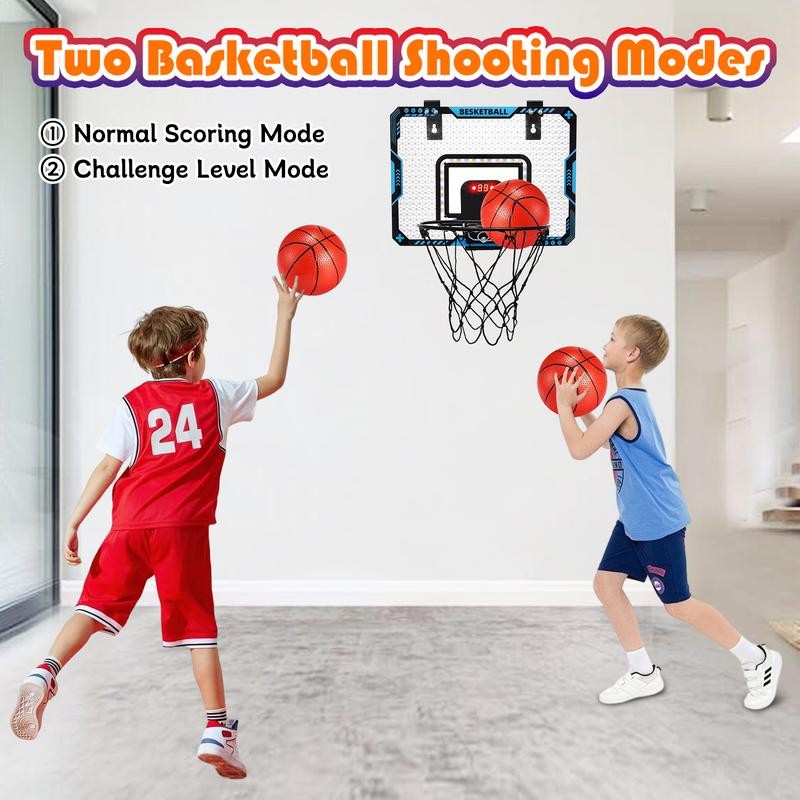 Indoor Basketball Hoop, Basketball Hoops Over The Door with LED