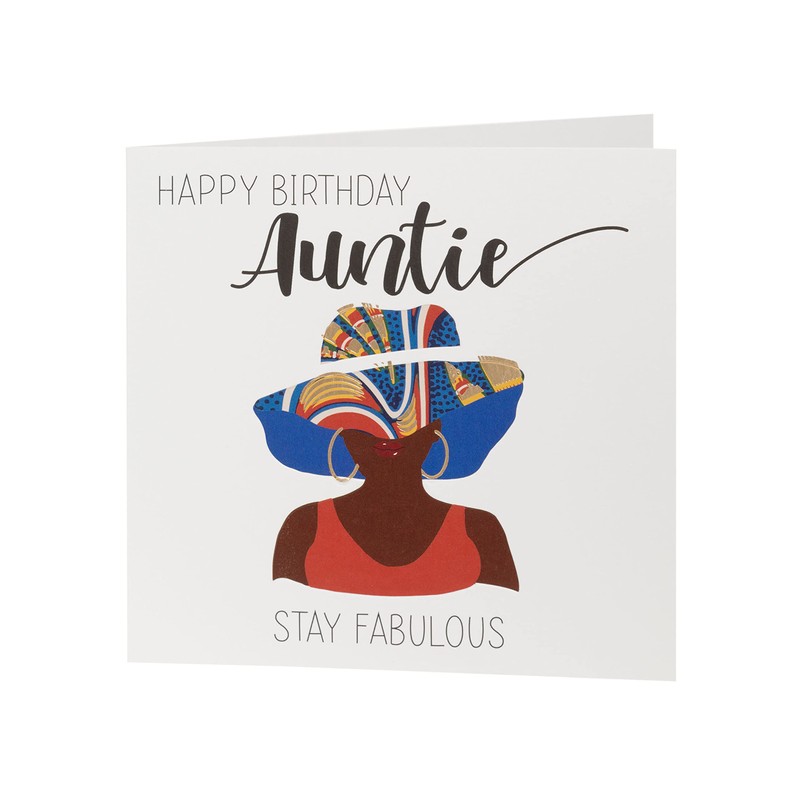 Kindred X Afrotouch - Happy Birthday - Auntie Card