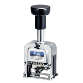 PLUS(プラス) ナンバーリング FG型 局用字体 付属品インク黒 ステッキ IJ-055Fg 30-600