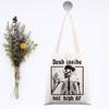 JNIAP Weed Stoner Tote Bag Weed Lover Gift Skeleton Stoner