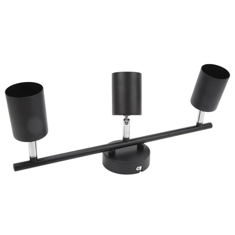 LED Track Light Kit 3 Heads 15.9in Arm 90 Degrees