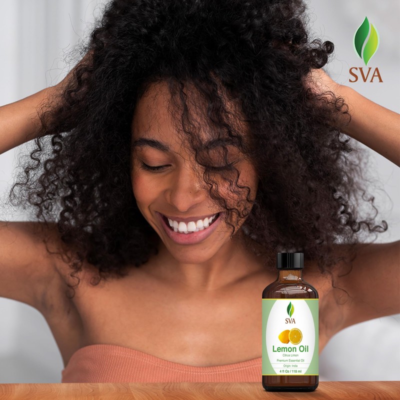 SVA Lemon Essential Oil – 4 Fl Oz – 100%