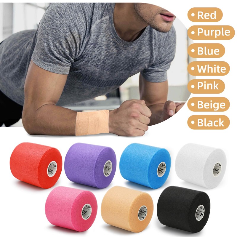 OK TAPE Prewrap Tape (4 Rolls) - Lightweight Foam Underlay