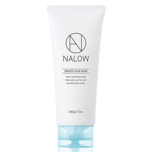 NALOW Narrow Smooth Hair Mask, Rinse Type, Citrus, Green Scent, 7.1 oz (200 g)