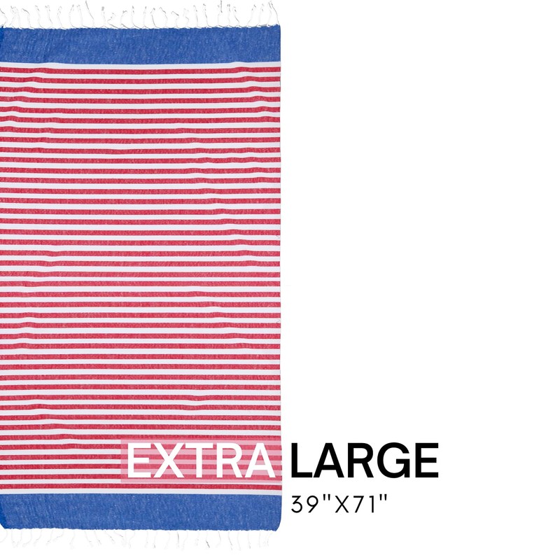 BAY LAUREL Turkish Beach Towel with Travel Bag 39 x
