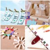 DERAYEE Pack of 100 Wooden Pegs, Clothes Pegs, Small, for