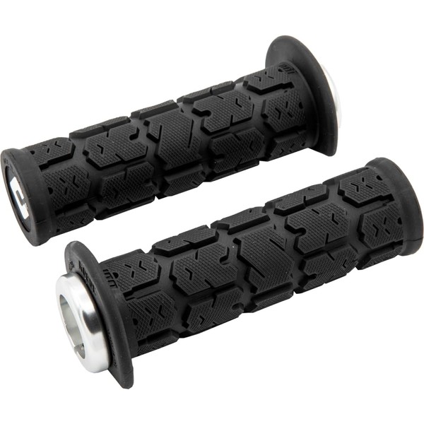 MPP ODI Rogue 2.1 Lock-on ATV/PWC Grips (125mm) -Black/Silver- Thumb