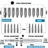 Treki Mini Screw Extractor Drill Bit Set, 22 PCS Small