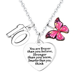 Inspirational Birthday Necklace Birthday Gifts for Women Happy Birthday Necklace for Friends Sister Niece Daughter Granddaughter (10th)