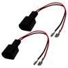 AERZETIX - 2 Speaker Adaptor Speaker Connector for Car