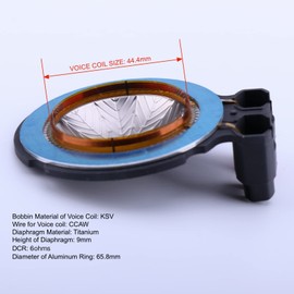 SPATHIPHYLLUM Replacement Speaker Dipahragm for JBL/Selenium Horn Drivers D210TI and D210TI-OMF, B52 LX1515, and Many Others